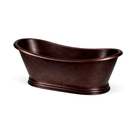 Luxury Copper Bathtub With Mexican Patina Deep Tones